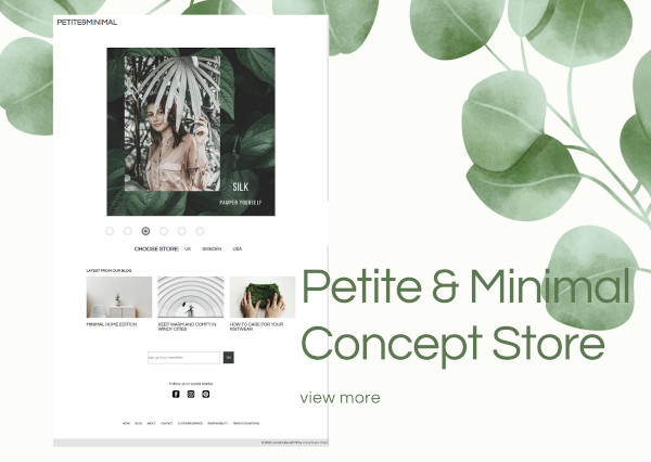 project Petite and Minimal Store cover