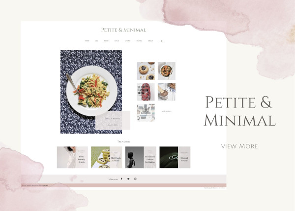 project Petite and Minimal Blog cover